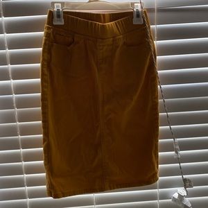Mustard skirt